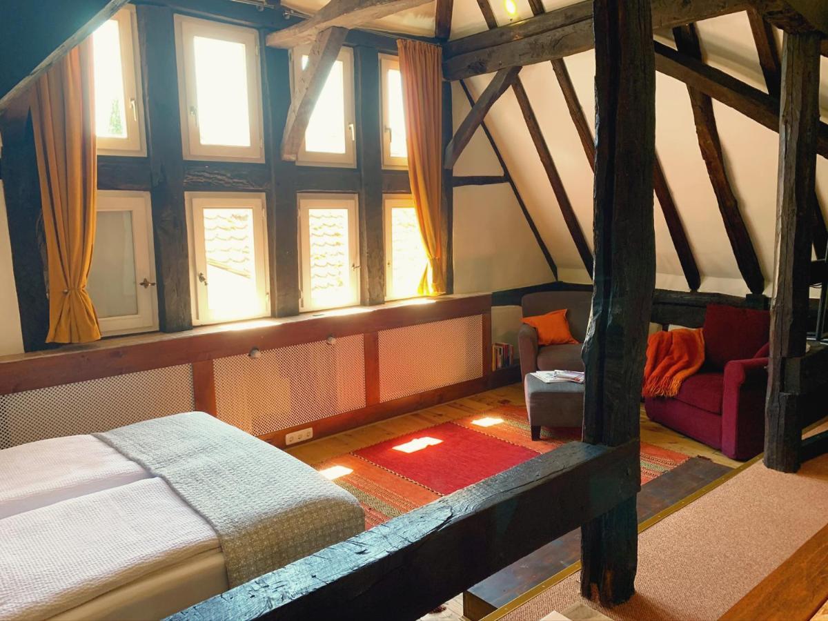 Historische Ferienwohnung Mit Kamin In Lich Exteriör bild