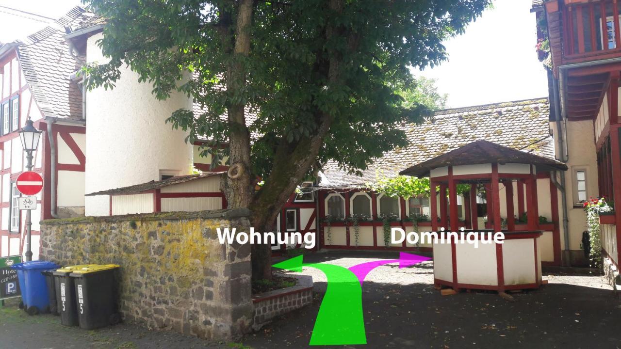 Historische Ferienwohnung Mit Kamin In Lich Exteriör bild